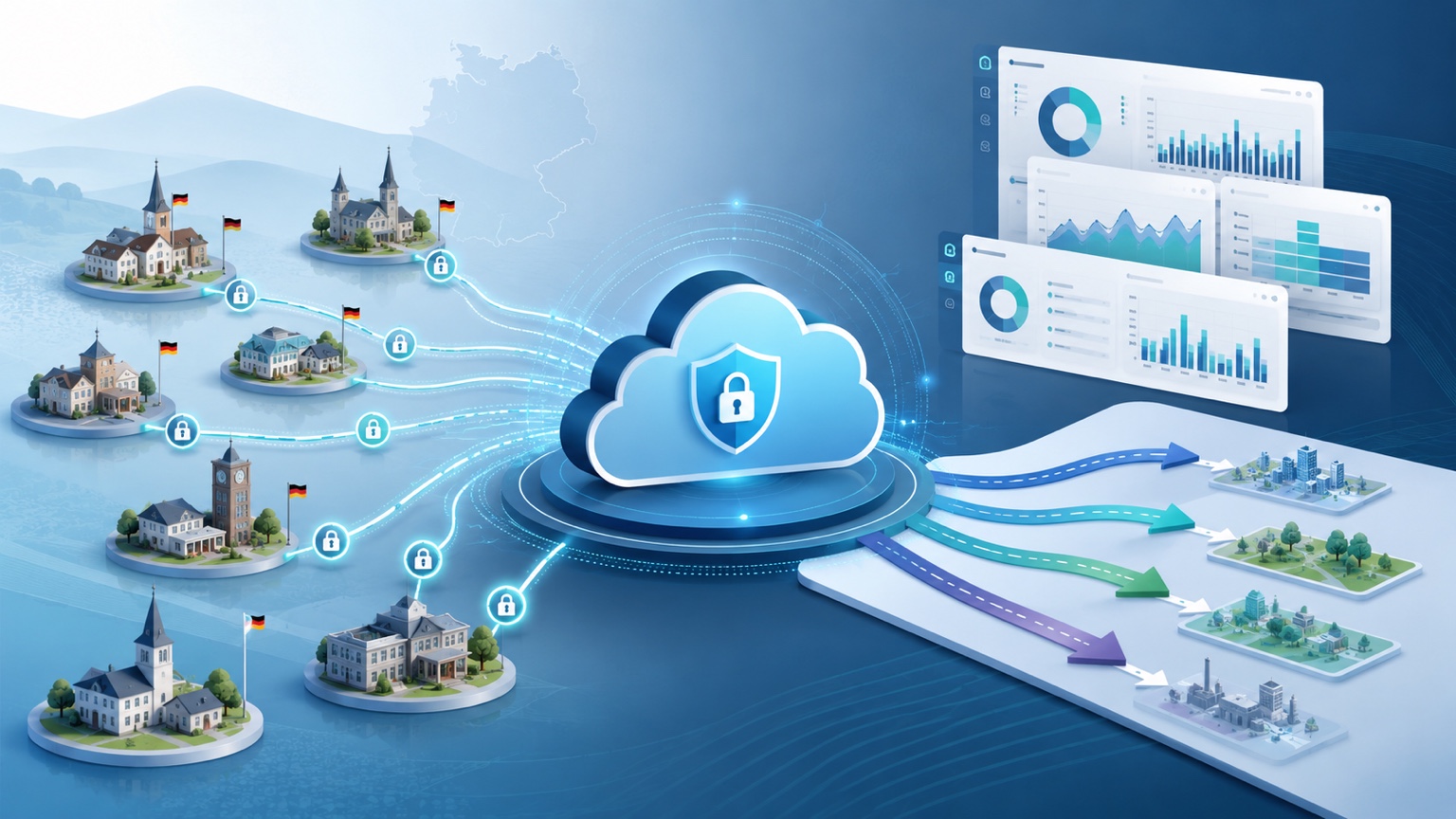 Cloudbasierte Mehrmandanten-Architektur für Kommunen